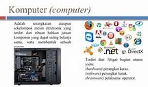 Sistem Komputer Pada Dasarnya Terdiri Atas Tiga Komponen Utama Yaitu